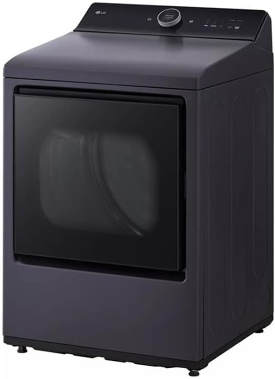 7.3 cu. ft. Vented Smart Electric Dryer in Matte Black with EasyLoad Door, TurboSteam and Sensor Dry Technology