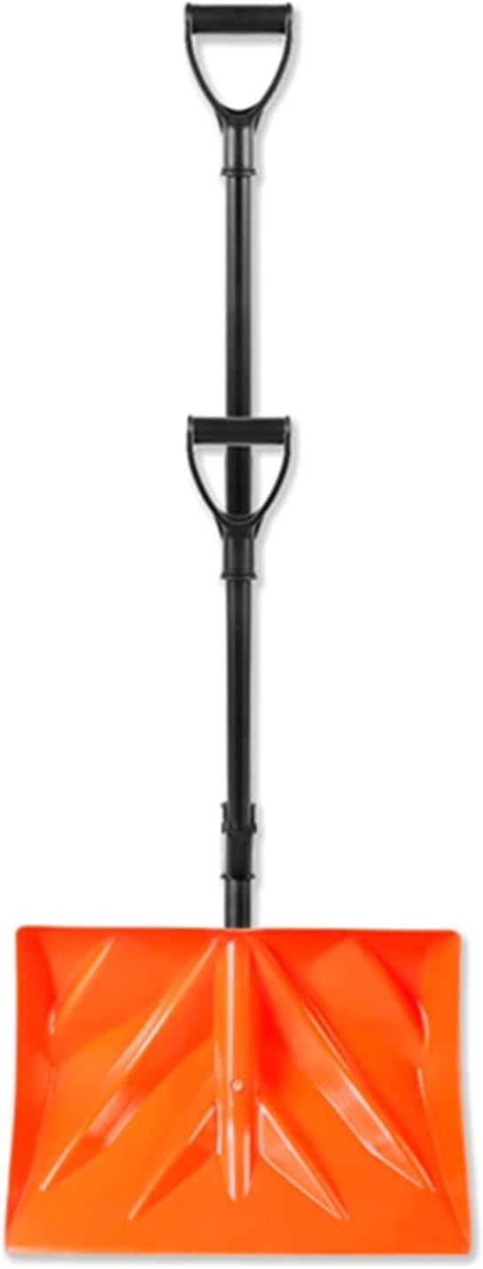 Portable Shovel with Ergonomic D Shaped Handle Snow Multifunctional Detachable Ice Spade Removal Tool Ergonomic Back Saving Snow