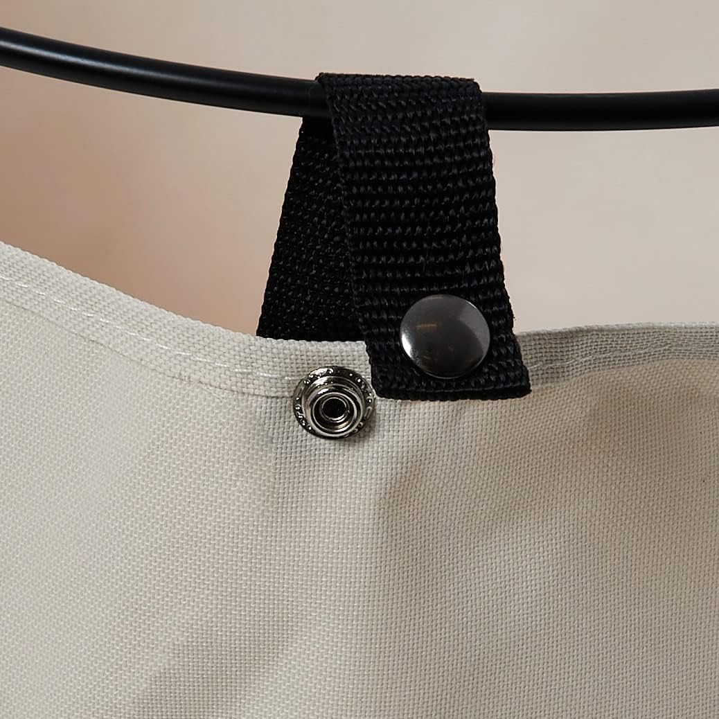 Household Essentials Iron Laundry Hamper with Removable Bag