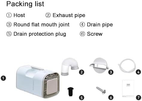 Portable Air Conditioner, Fast Cooling Fan, with Operation Panel, for RV Bedroom, Camping and Tent