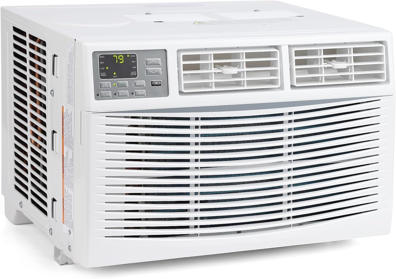 Window Air Conditioner 8000BTU AC Unit with Remote, App Control, Flexible Window Opening, 3 Cooling and Fan Speeds