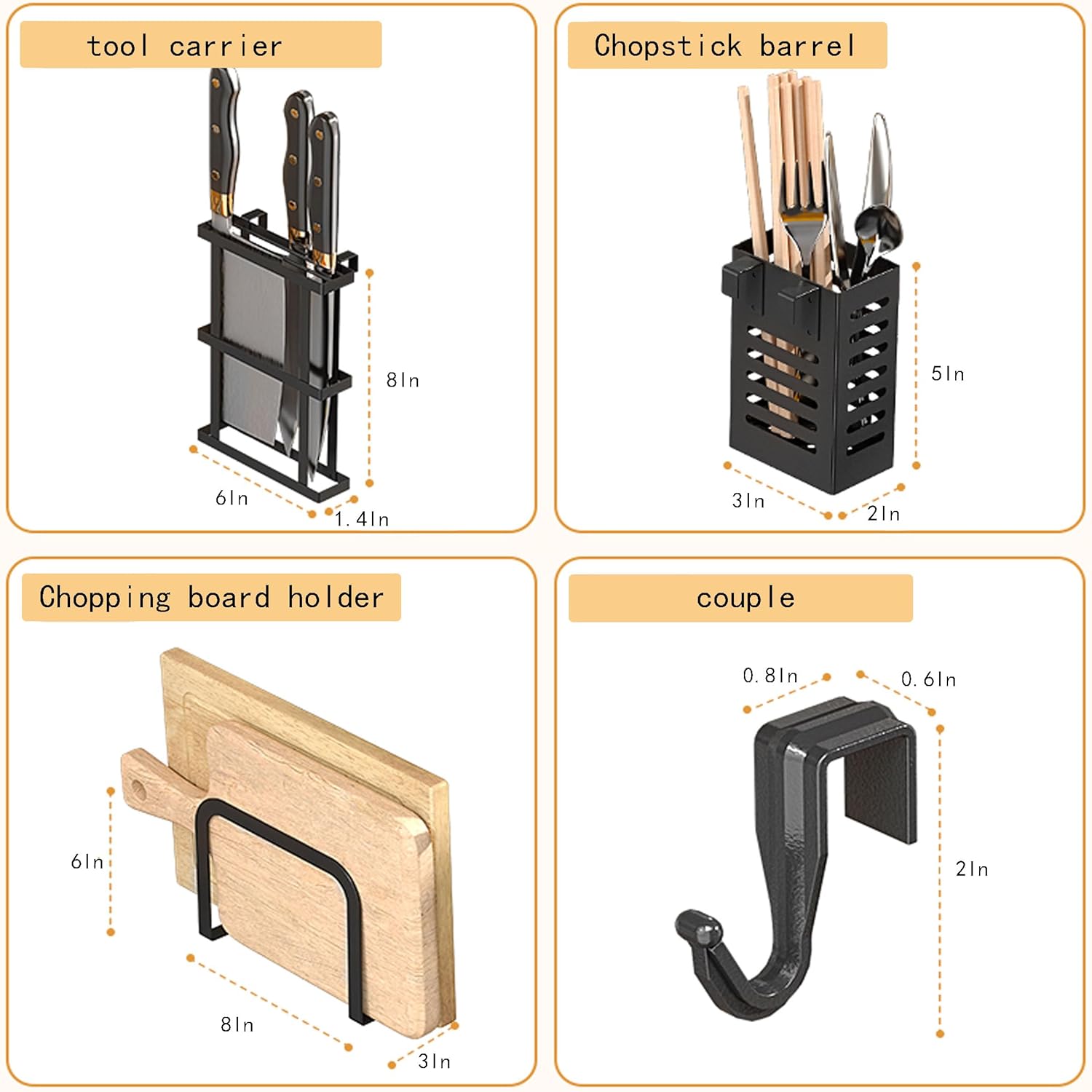 Kitchen Countertop Microwave Oven Rack, Microwave Stand，Microwave Shelf with Storage Cabinet,Suitable for Multifunctional Tableware Storage in Kitchens and Restaurants (Black)
