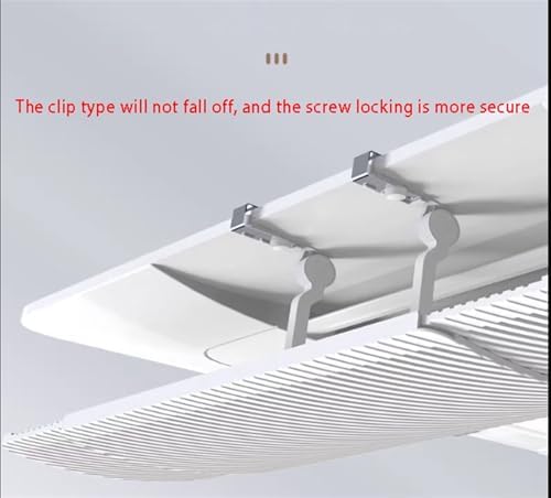 Air conditioning deflector 4 PCS Ceiling Air Conditioner Deflector Vent Deflector for Home Office Public Area, Air Conditioning Baffle Central Air Conditioner'S Register Grille