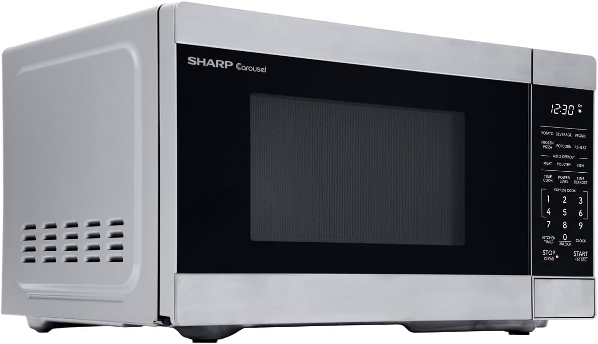 SHARP Countertop Microwave Oven with Removable 10.6
