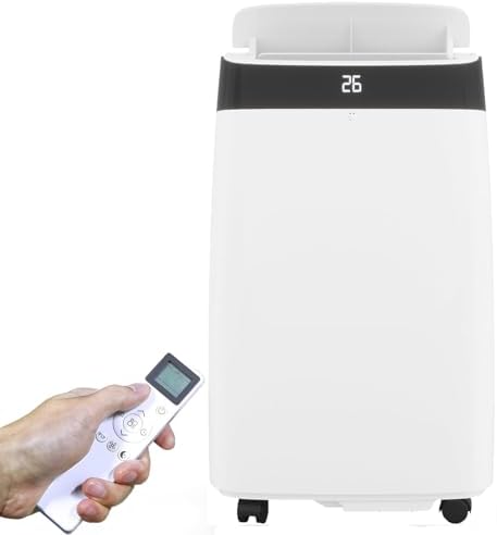 3 In 1 Portable Air Conditioner-Cooling, Dehumidifier & Fan,10000 BTU Standing AC Unit With Remote Control,Sleep Timer For Home Office Up 450 Sq.Ft