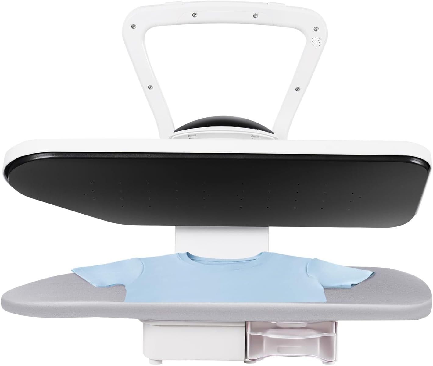 Intelligent Steam Press for Clothes, 1600W Digital Steam Press with 5 Fabric Settings and Overheating Protection, 35.8