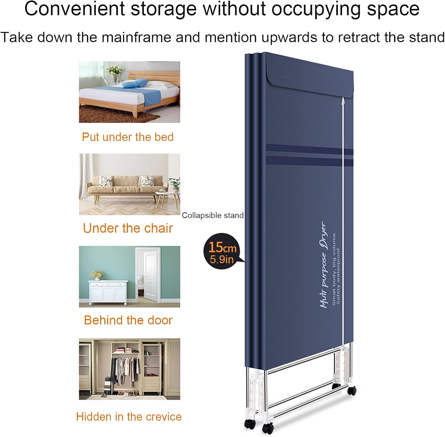 Electric Airer Clothes Dryer,Indoor Foldable 1300w Clothes Drying Rack Heated,Heated Airer with Remote Control Adjustable Timer Low Noise,Electric Clothes Dryers Indoor Low Energy The New