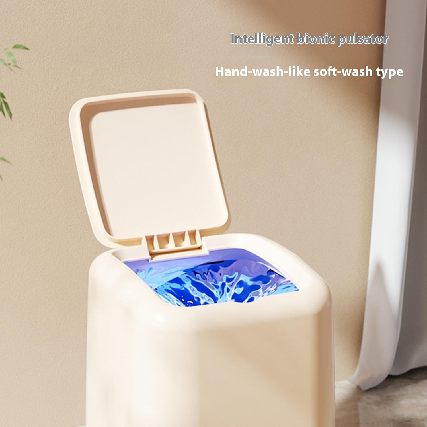 Cordless Washing Machine With Automatic Drain Basket For Underwear And Baby Clothes 13L Capacity Laundry Device Washer