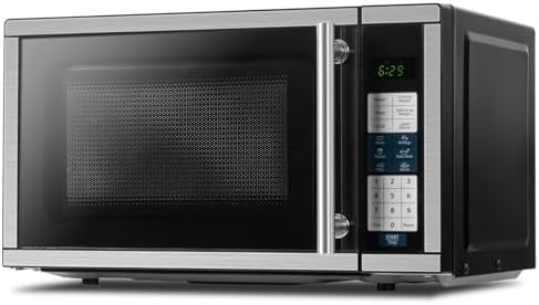 Countertop Microwave Ovens 0.7 Cu. Ft, 700 Watts Microwave Oven With LED Lighting,Turntable and Child Lock,Compact Microwave Perfect for Apartments and Dorms,Easy Clean Interior