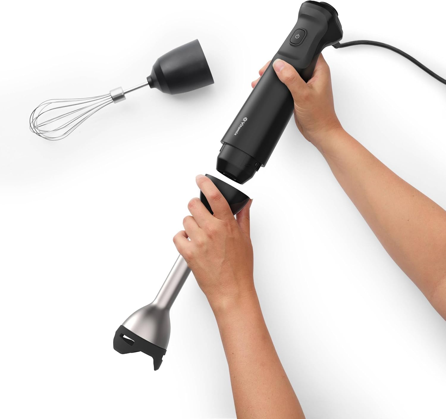 Vitamix 2-Speed Immersion Blender + Whisk, Black (Renewed)