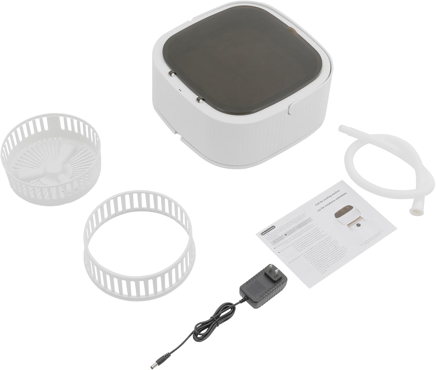 Portable Washing Machine, 10L Mini Foldable Washer Small Washing Machine Deep Cleaning for Underwear, Baby Clothes, Suitable for Apartments, Dormitories, Travel