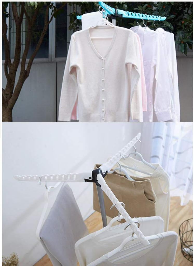 Laundry Rack, Foldable Clothes Airer, Drying Racks Sturdy Clothes Rail Stand Three Armslothes Drying Rack for Indoor/Outdoor Space Saving