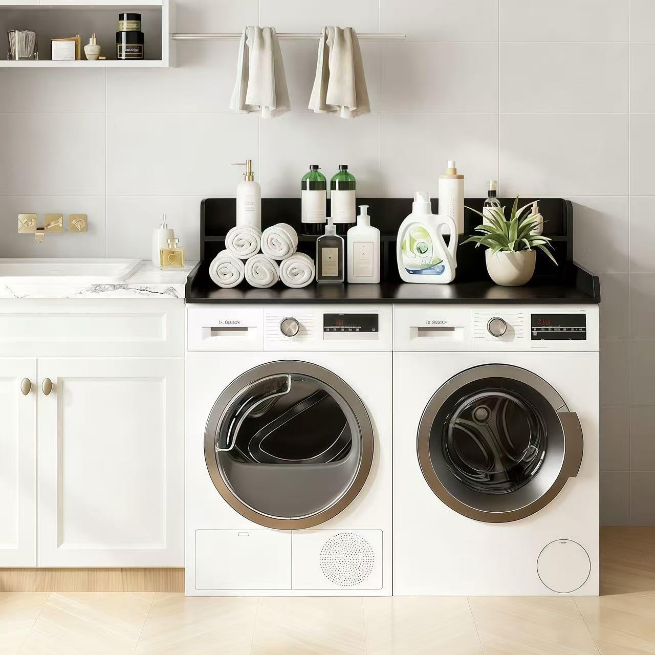 NET MEYA 2-Tier Washer and Dryer Countertop, 54