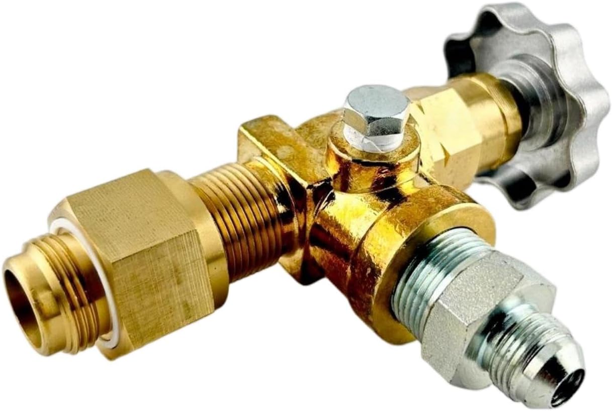 7572C-14A Liquid Transfer Propane Evacuation/Shut Off Valve - for REGO Barbecue ＆ Grill Replacement Parts 7550P 7590U-10 PA5133 - SIZE: 3/4