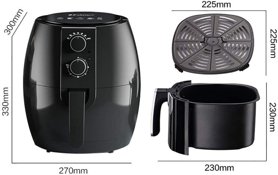 oven mini oven air fryer oven Small Air Fryer, Air Fryer, 4.5L, 1350-Watt Electric Hot Air Fryer Oven Oilless Cooker with Deluxe Temperature Knob Control, Nonstick Basket, Non-Stick Coating Is Easy