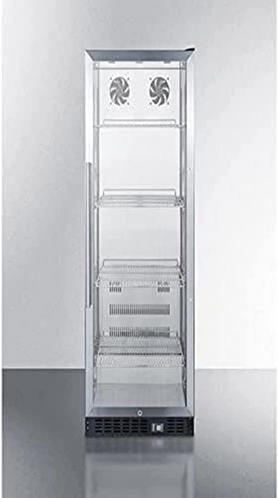 Summit SCR1156 Beverage Refrigeration, Glass/Black