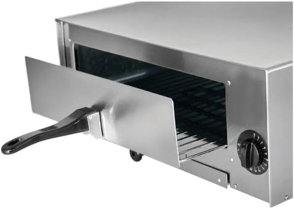 Kratos Commercial Countertop Pizza Oven | Stainless Steel Electric Pizza/Snack Oven with Timer | Fits 12