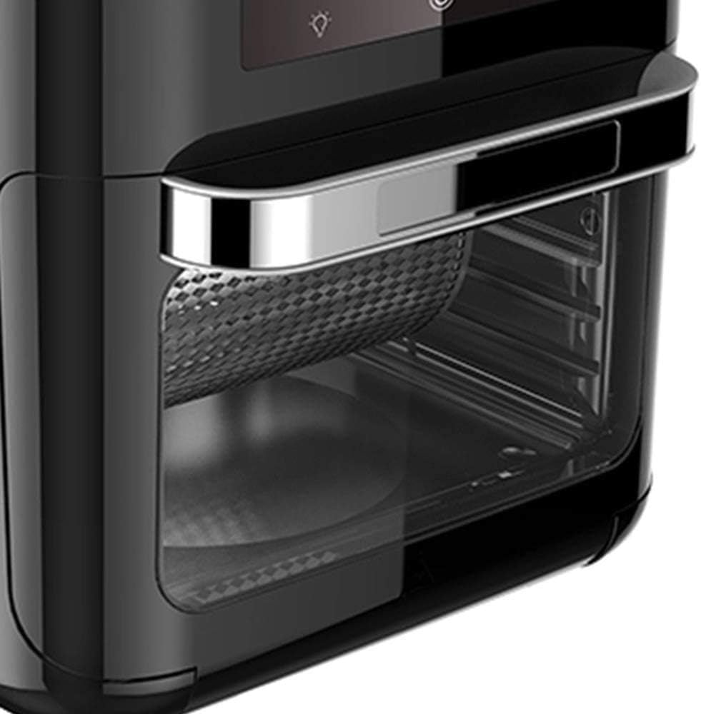 10.6Qt Digital Air Fryer, Toaster Oven & Oilless Cooker, 1700W, LED Touchscreen, Non-Stick Detachable Basket, 10-in-1 Countertop Oven with Dehydrator & Rotisserie,6 Accessories