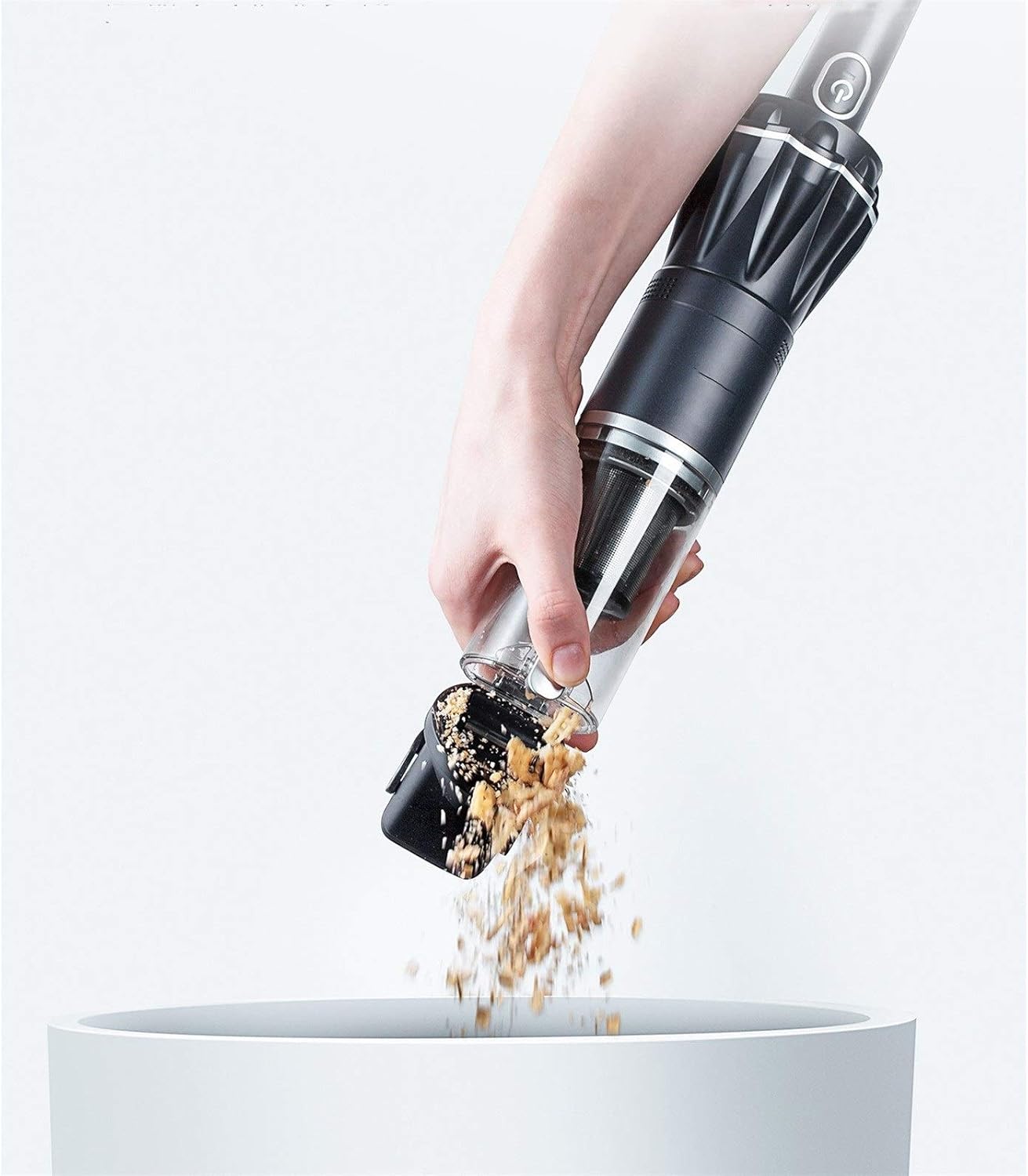 Handheld Cordless Ultra Lightweight Mini Hand Vacuum Cleaner, Single Touch Empty and Detachable Dust Cup, Slim Mini Vacuum Cleaner for Car Home Pet ﻿