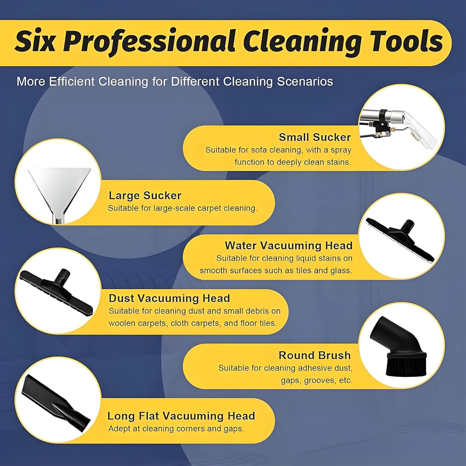 Commercial Carpet Cleaner Machine, Portable Carpet Extractor for Wet Dry Cleaning - Heavy Duty Dust Extractor and Mobile Cleaning Machine 40L/10.56gal (40L/10.56gal)