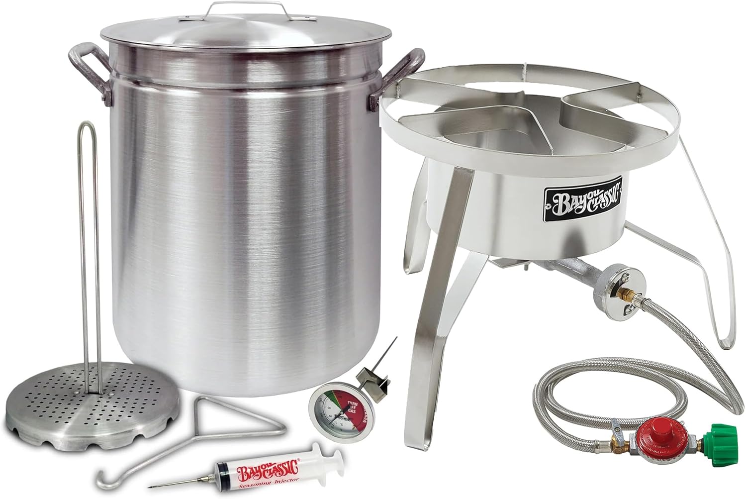 Turkey Fryer for Large Birds 42 Quart Aluminum Grand Gobbler Up to Appoximately 25 lbs with 14