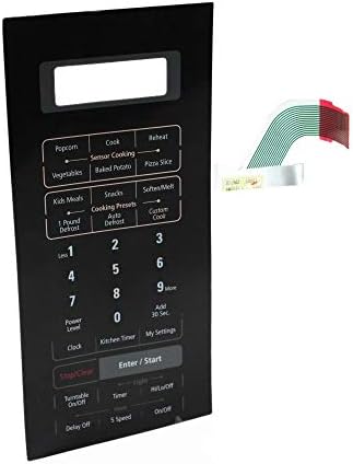 Samsung DE34-00330C Microwave Keypad Genuine Original Equipment Manufacturer (OEM) Part
