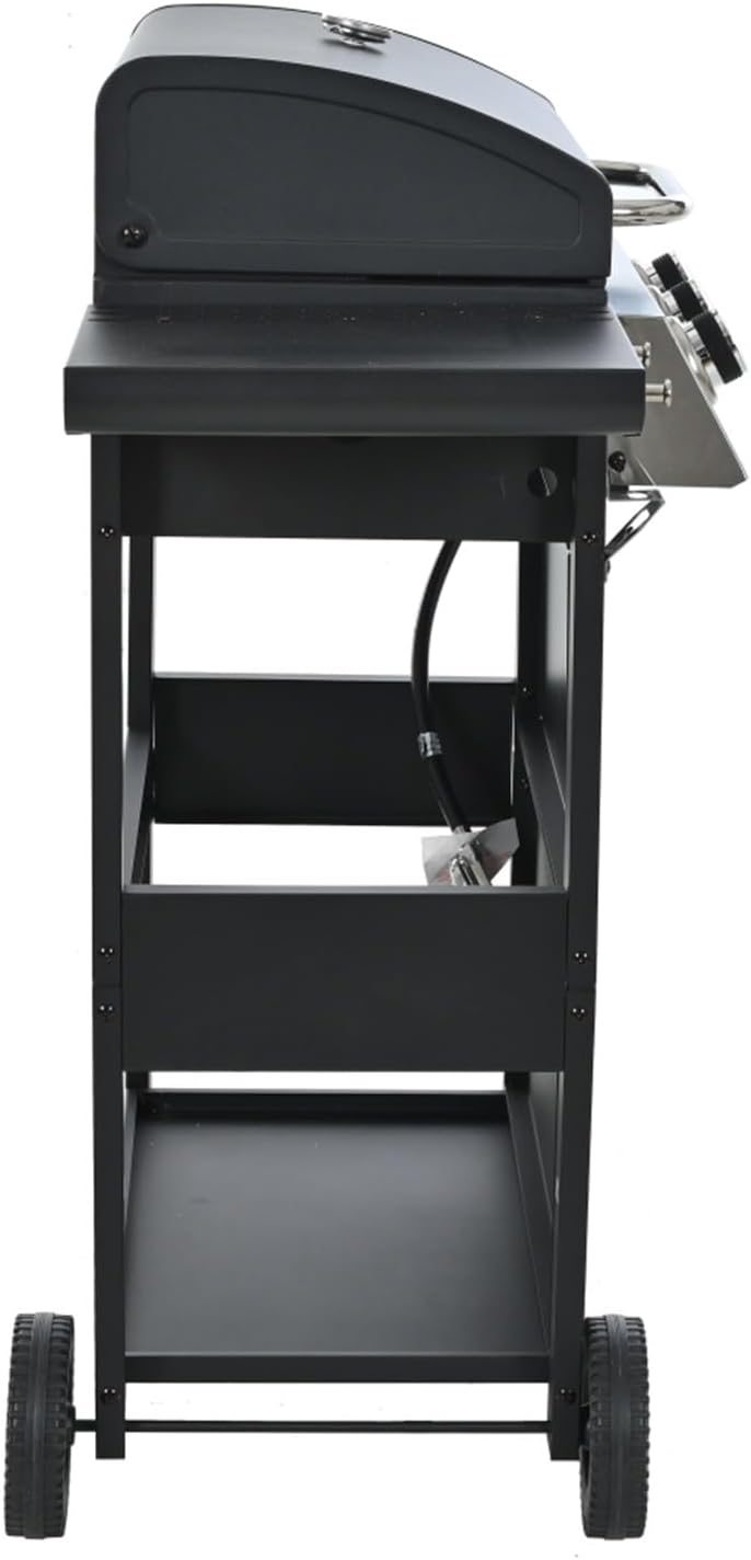 Grill Outdoor Propane Grill 3 Burner Barbecue Grill Stainless Steel Gas Grill