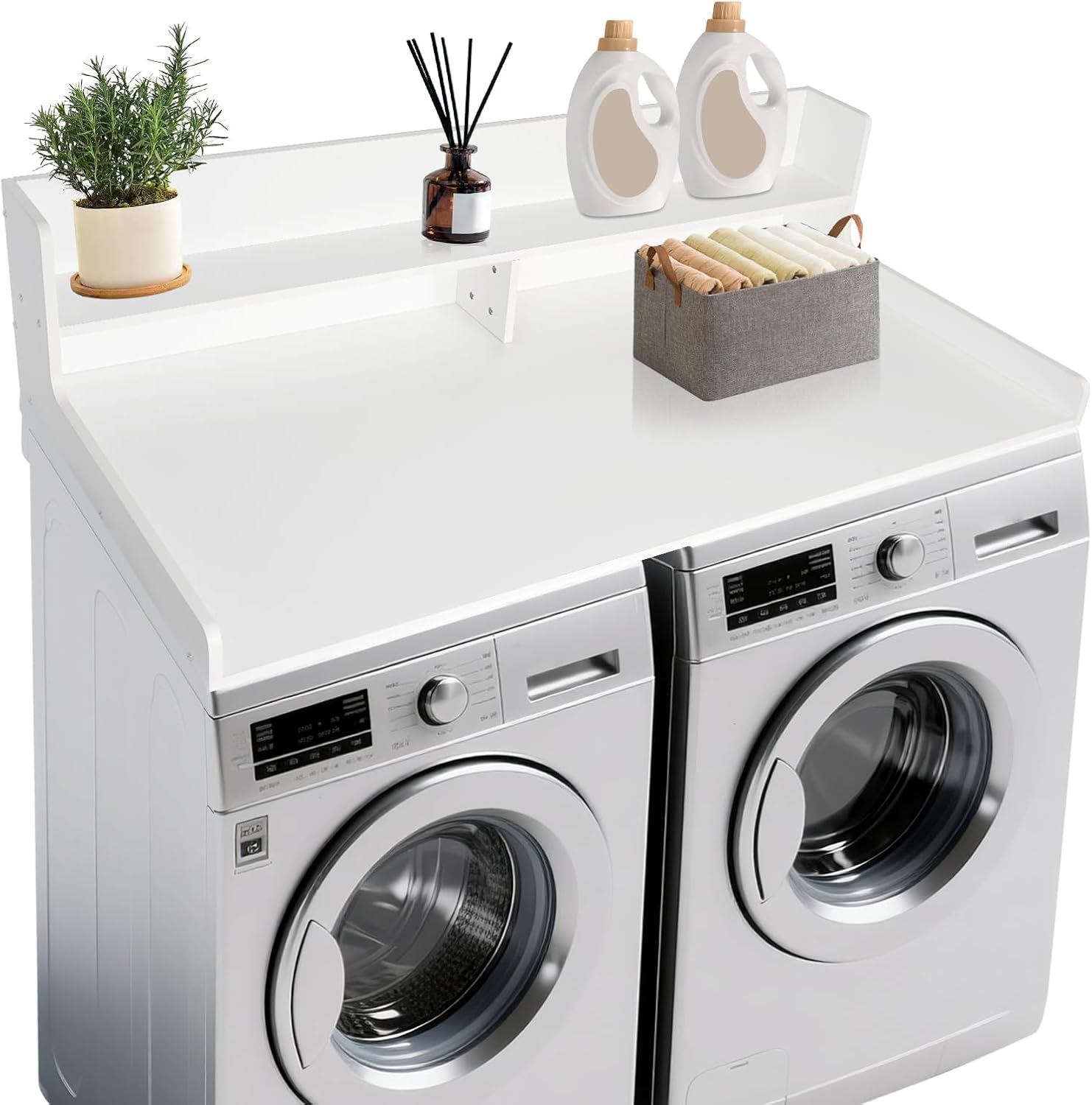 2-Tier Washer and Dryer Countertop,54