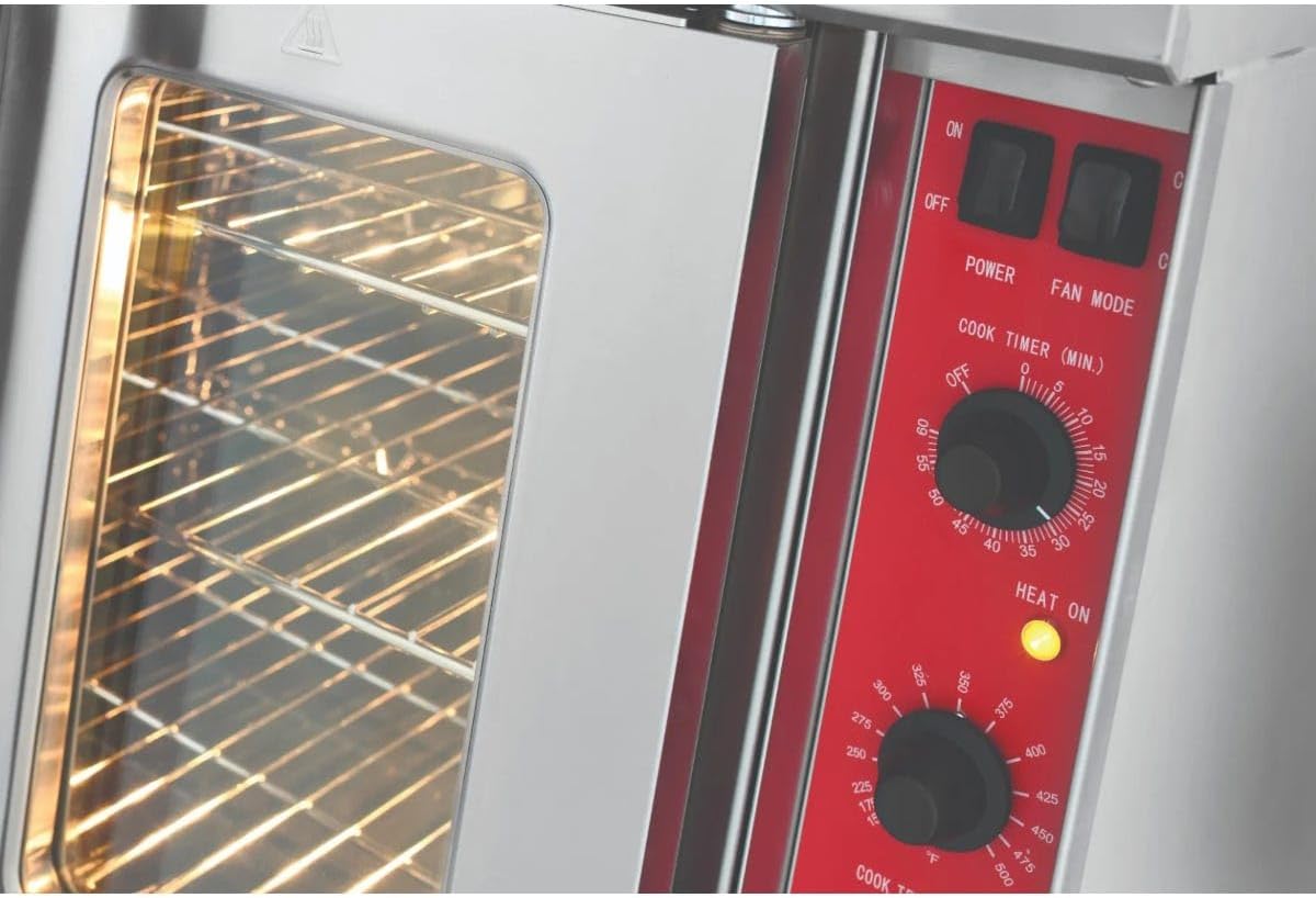 Kratos Commercial Electric Convection Oven, Full Size Free Standing Convection Oven for Restaurants, 3 Phase, 208V (29Y-060)