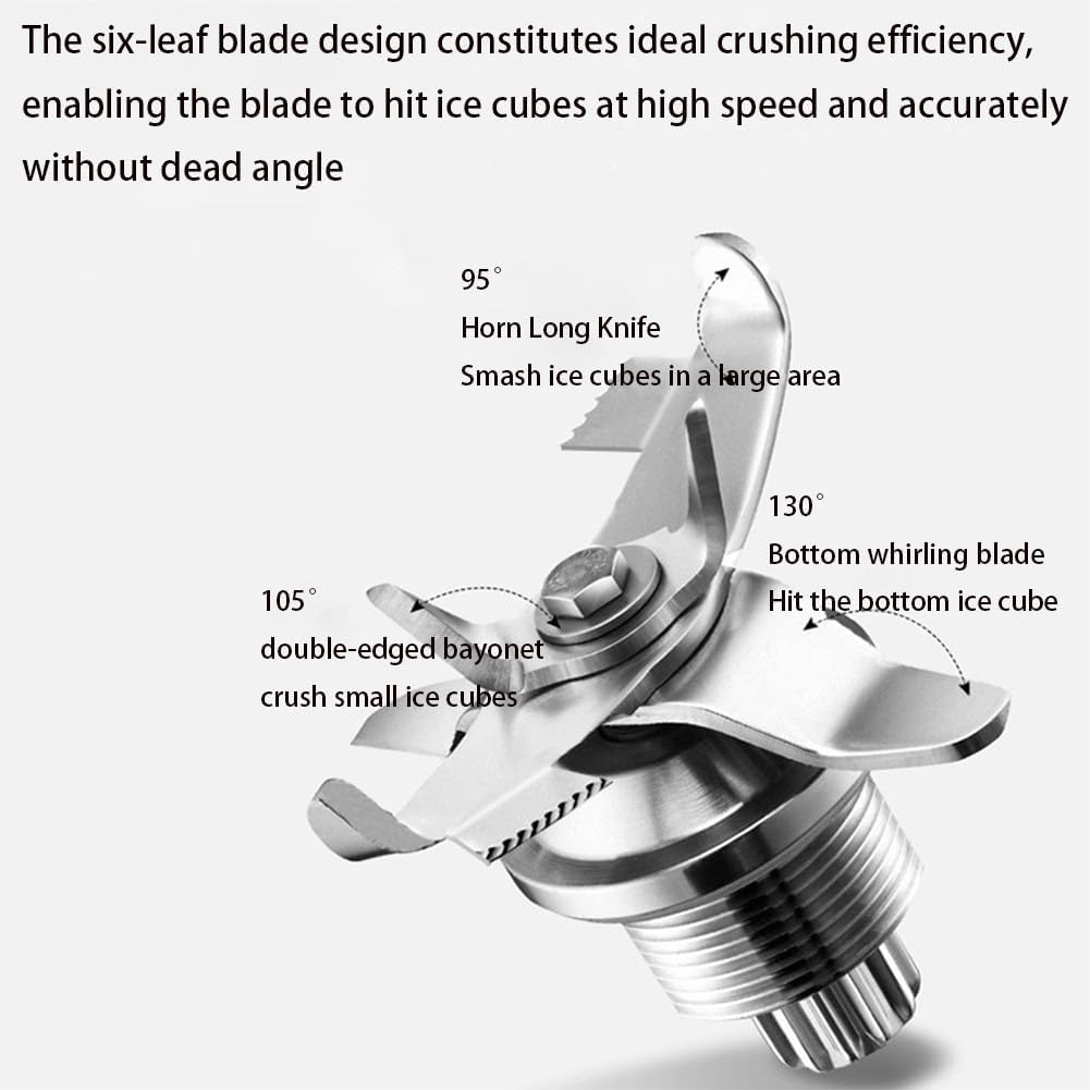 Blender Smoothie Maker with Sound Enclosure, 2L Electric Stand Mixer, Silent Broken Wall Cooking Machine, 17000rpm Blade, Ice Crusher, for Smoothie, Fruits