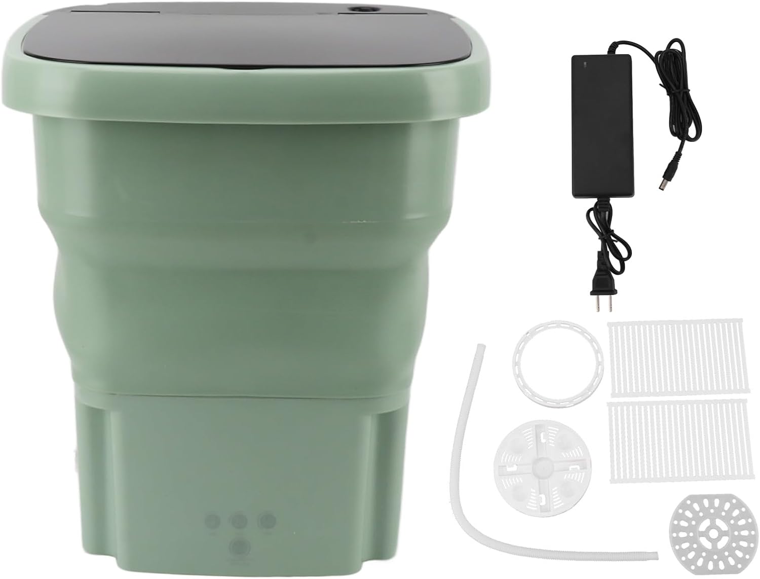 Washing Machine for Delicate Laundry Compact Foldable Design with Dehydration 15L Portable Washer Ideal for Small Spaces