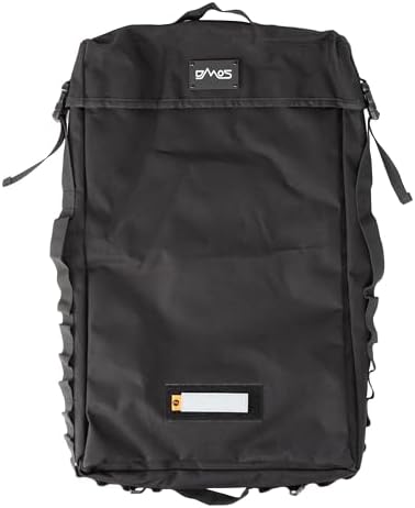 DMOS Shovel Bag - Heavy-Duty Handled Water-Resistant Carry & Storage Bag Shovels - Black - Stealth XL