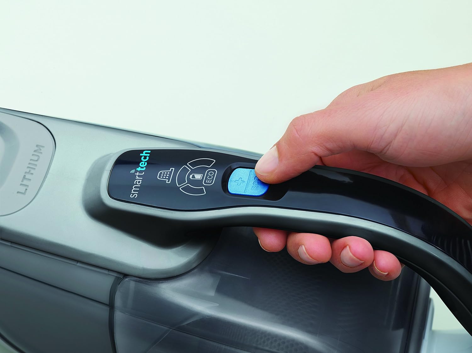 BLACK + DECKER DVJ325BF Portable Vacuum Cleaner - Portable Vacuum Cleaners (Dry, Bagless, Lithium-Ion (Li-Ion), Cyclonic, Blue, Grey, Plastic)