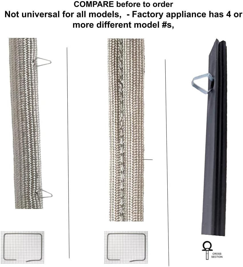 GLOB PRO SOLUTIONS 4449372 4455382 W10074200 W10160890 Oven Door Gasket 77