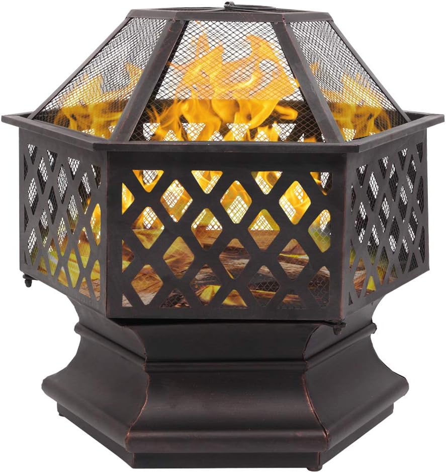 Hexagon Fire Pit, 26