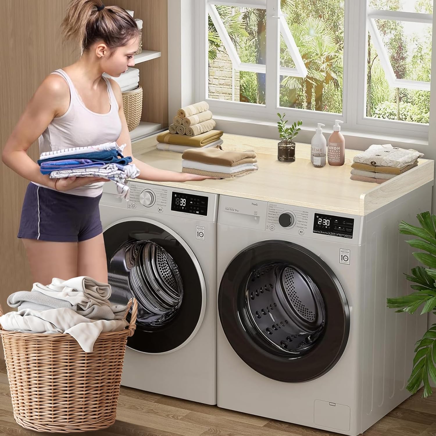 Washer Dryer Countertop: 27.5