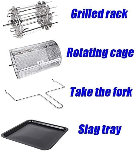 11.5-Quart Air Fryer, Crisp,Cook,Rotisserie, Dehydrate; 7-in-1 Cooking Features; Deluxe Air Frying Accessories