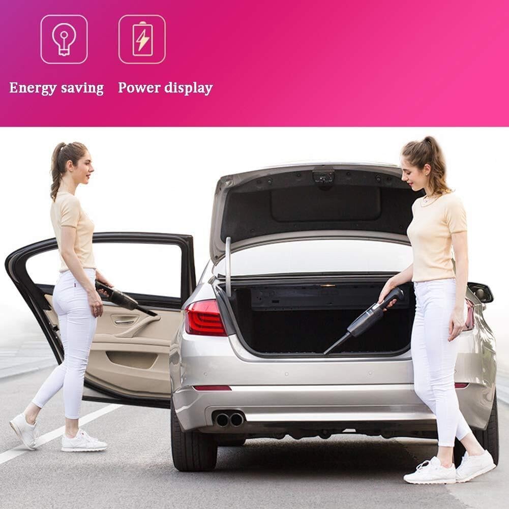 Handheld Vacuum Cordless, Cordless Handheld Vacuum Cleaner, 4000Pa Suction Power, 30 Minutes Use Car Vacuum Cleaner for Home Cleaning