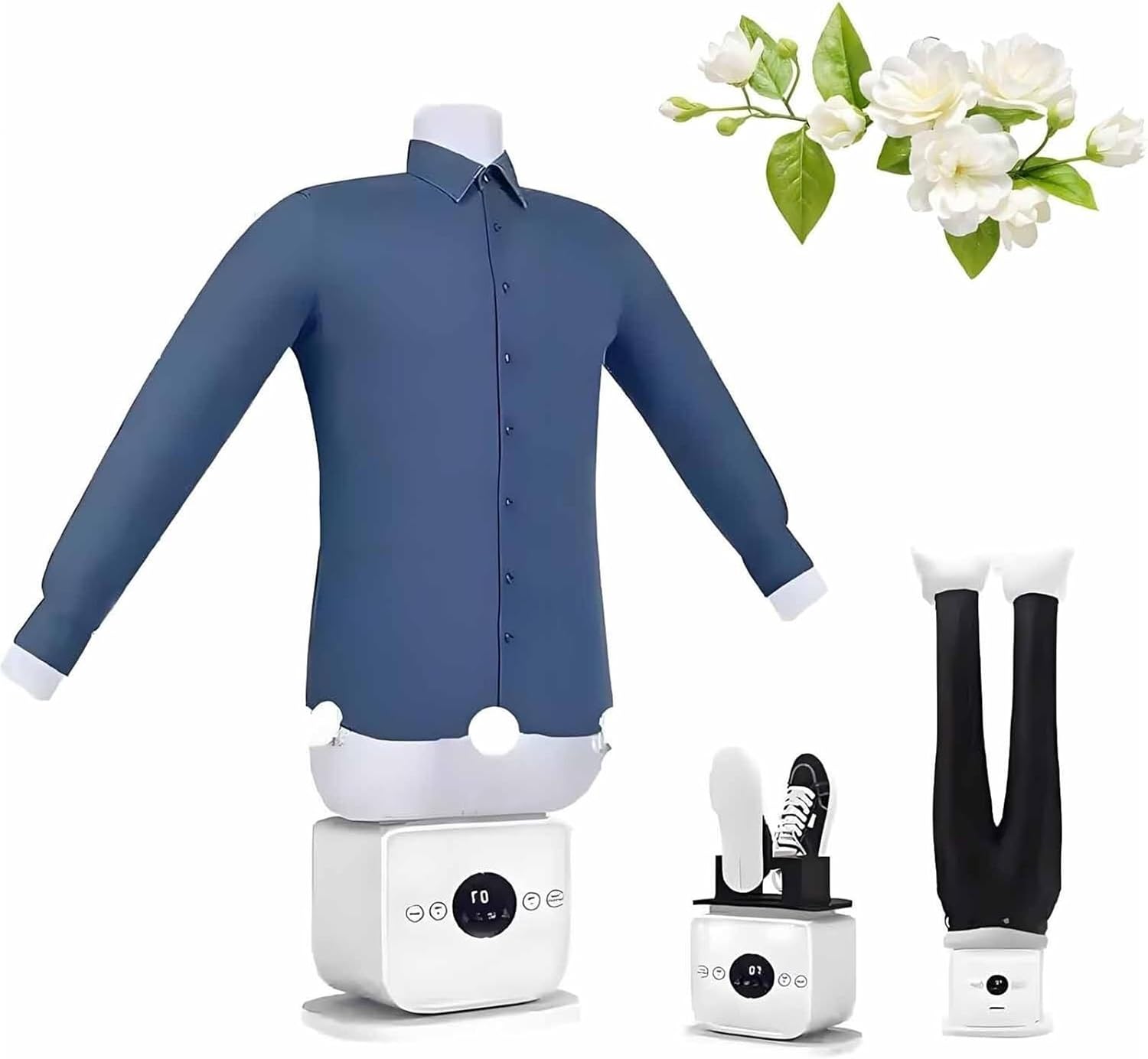 Inflatable Shirt Automatic Ironing Machine, Hot Air Dryer & Iron for Clothes,8 Minutes Quick Ironed Dry,for Shirts & Pants Gentle on All Fabrics