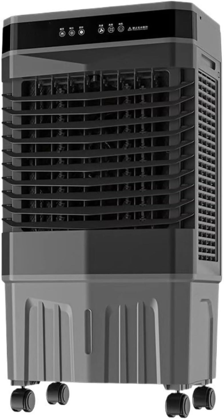 Portable Air Conditioner with 50L Water Tank, 3 Speeds, 120° Oscillation, 12-Hour Timer, No Hose Needed, Ideal for Desk, Home, Bedroom, and Living Room(90cm)