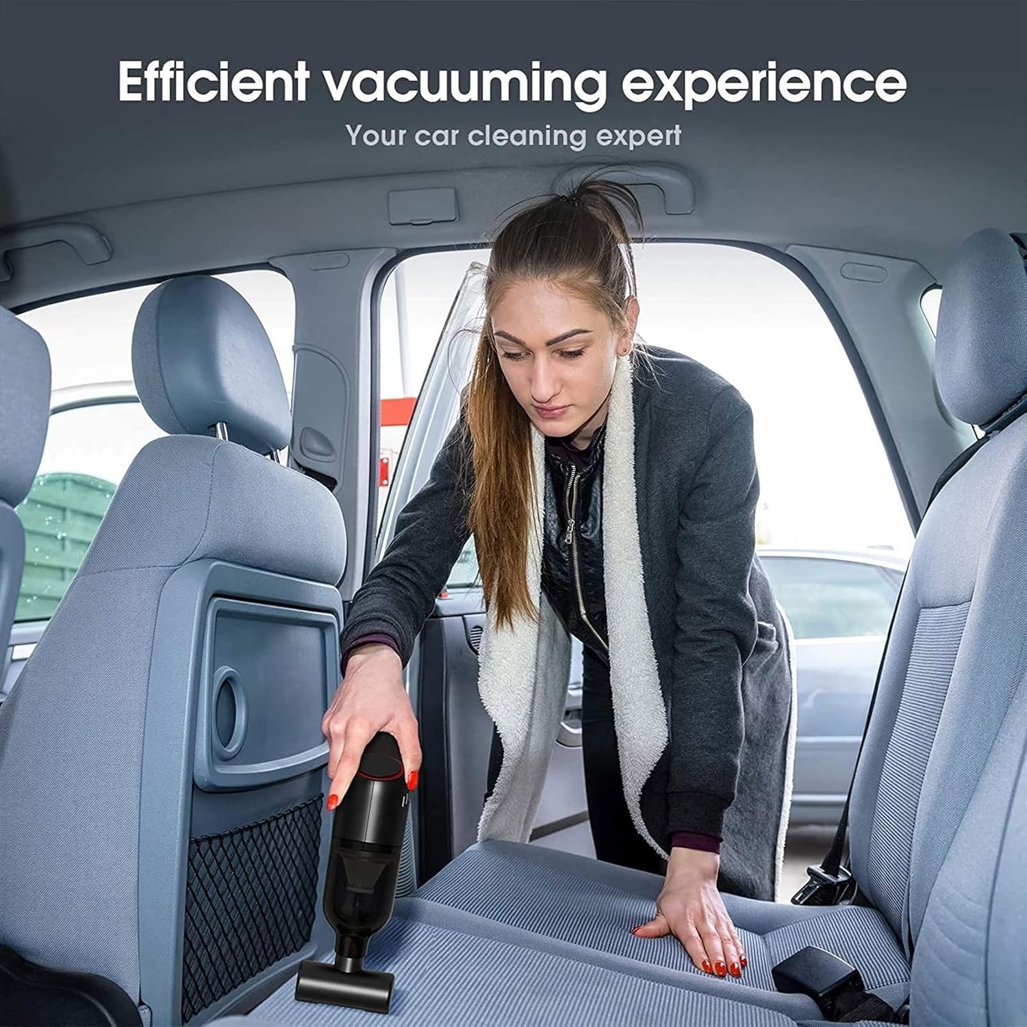 Hand Held Vacuum, Car Vacuum Cleaner Wireless Handheld Mini Vaccum Cleaner for Car Home Desktop Cleaning Portable Vacuum Cleaner Car Product