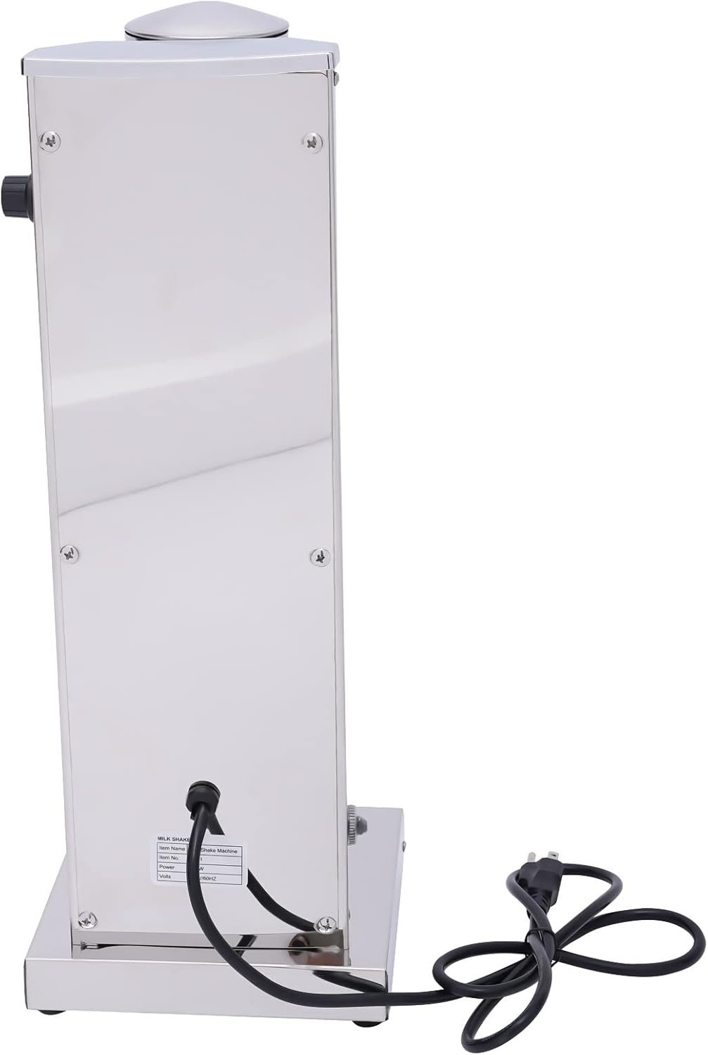 800ML Milk Shaker, Stainless Steel Single Head Milk Shake Machine,180w,16000RMP Milkshake Drink Mixer Machine, Blenders Mixer Kitchen Commercial 110V