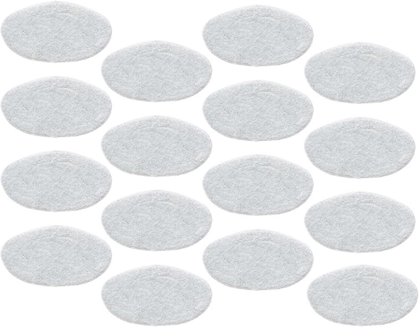 Compatible For Polti Kit Vaporetto PAEU0332 Steam Vacuum Cleaner Replacement Microfibre Mop Rags Spare Part(16pcs)