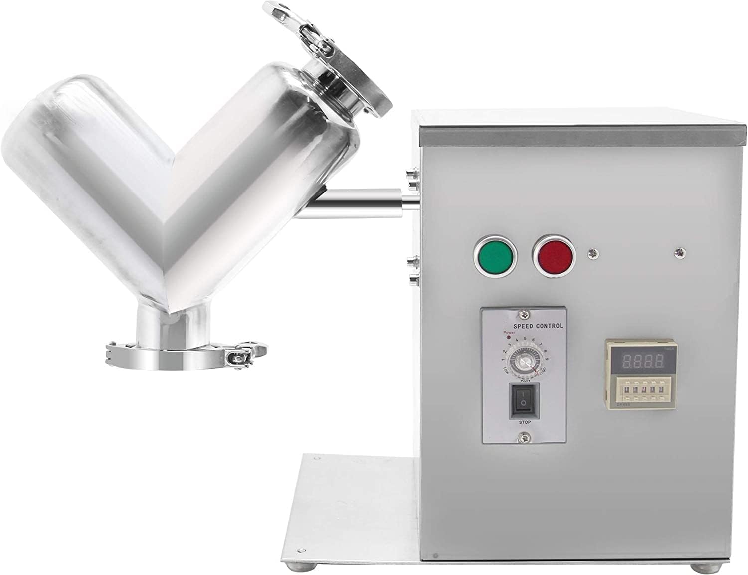VH-2 V Type Powder Mixer Chinese Medicine Particle Blender Powder Mixing Machine 2L Blending Machine