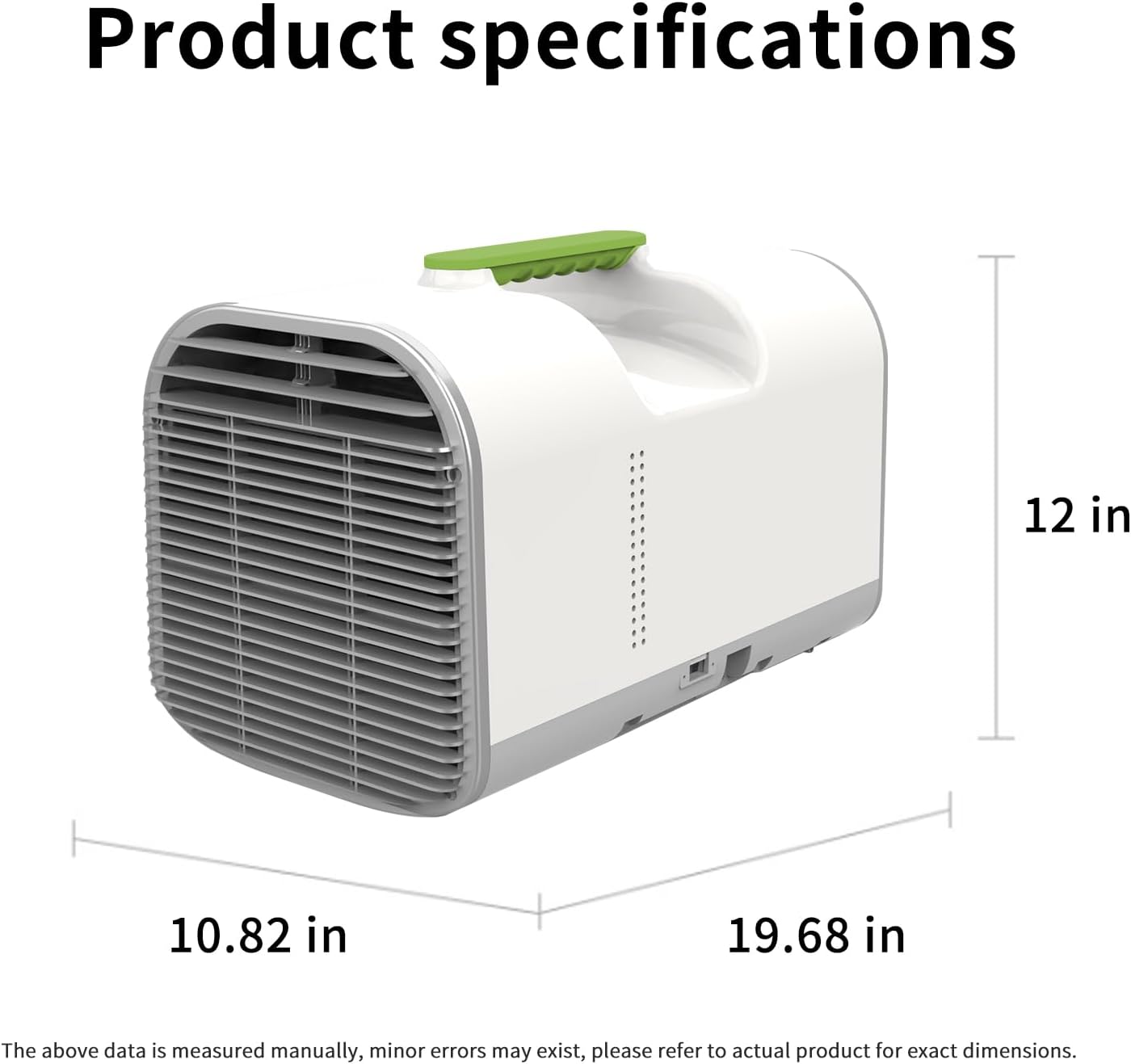 Portable Air Conditioner,5100BTU AC 600W Power Consumption, Fast Cooling Air Conditioners Dehumidifier, Portable Mini Air Conditioner for Camping Tent,RV,Car,Truck,Pet(AC ONLY)