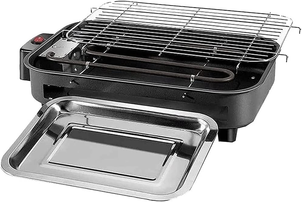 Grills Tabletop Portable Propane Gas Grill with Travel Locks, Stainless Steel Cooking Grates, and Built in Thermometer