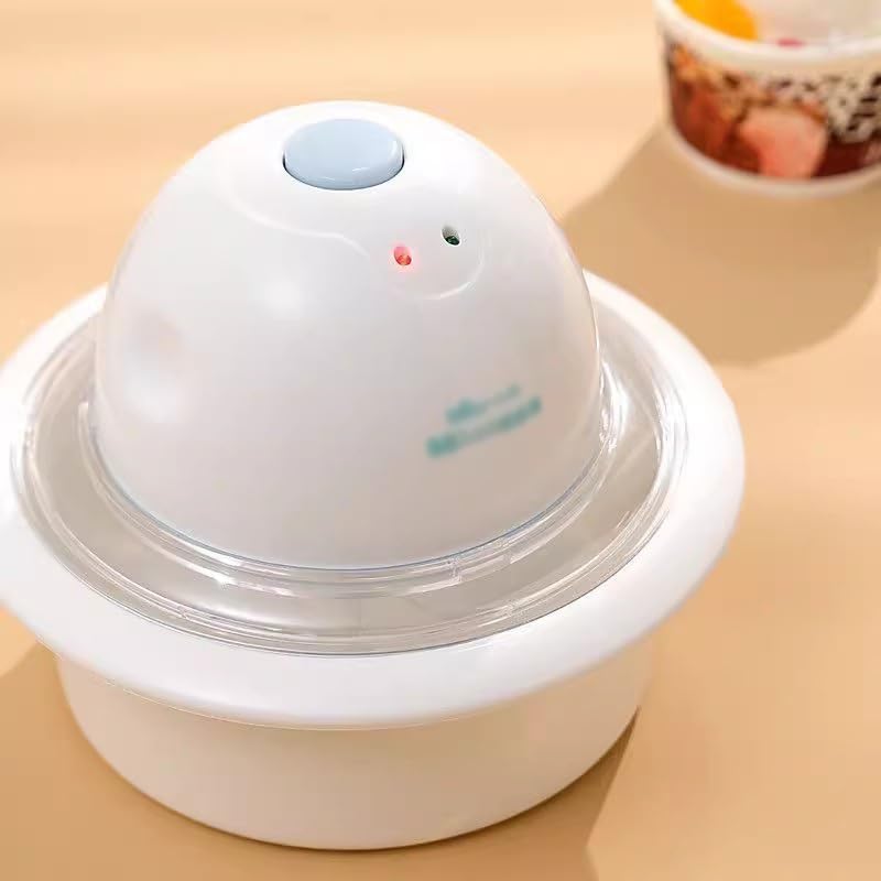 Ice Cream Maker Mini Children's Ice Cream Machine Stall Small Fully Automatic Home Made Sweet Cone Ice Cream Ice Cream Machine Table Top Ice Cream Machine，Fun Kitchen Appliance