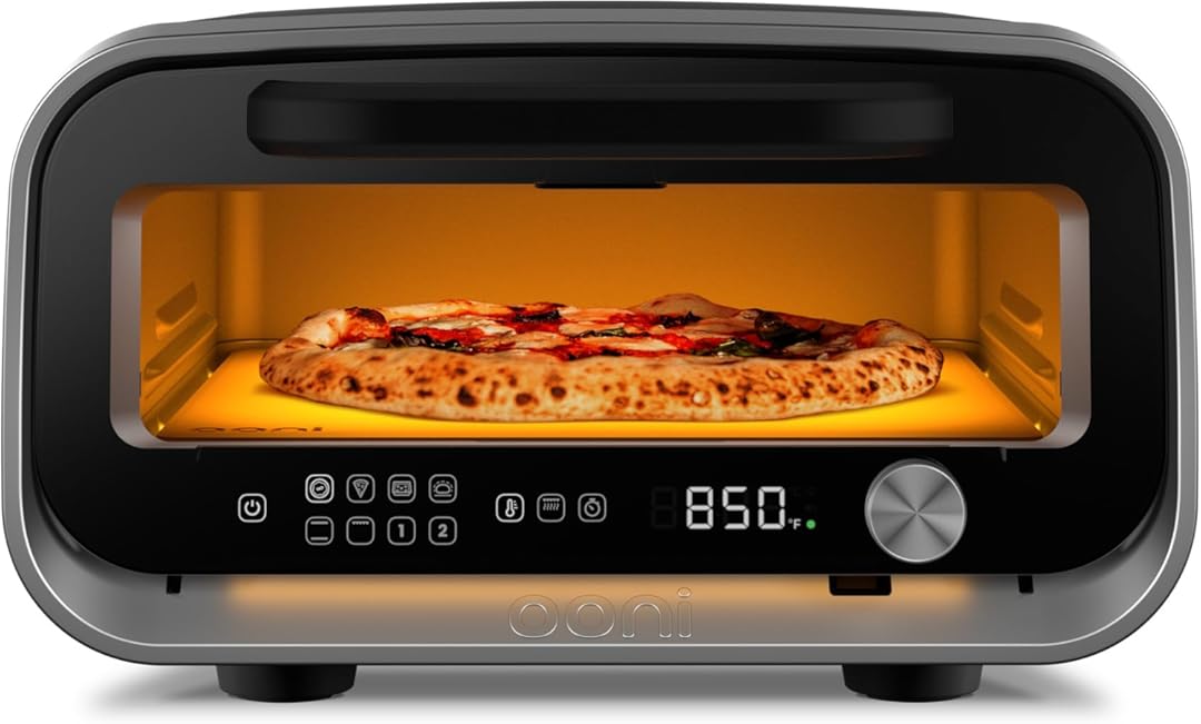 Ooni Volt 2 Electric Indoor Pizza Oven - Versatile Countertop Electric Toaster Oven, Cook 12 Inch Pizzas and More