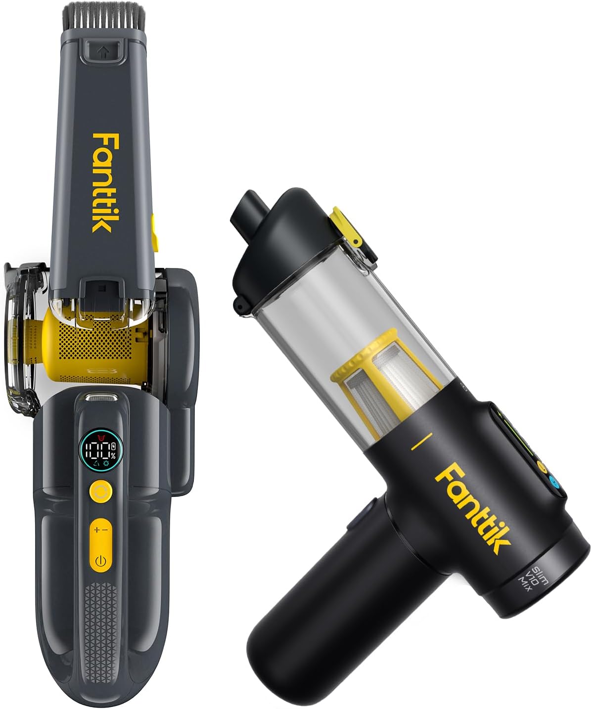 Fanttik Fold V10 Ultra Deluxe Handheld Vacuum Cordless Slim V10 Mix Cordless Car Vacuum