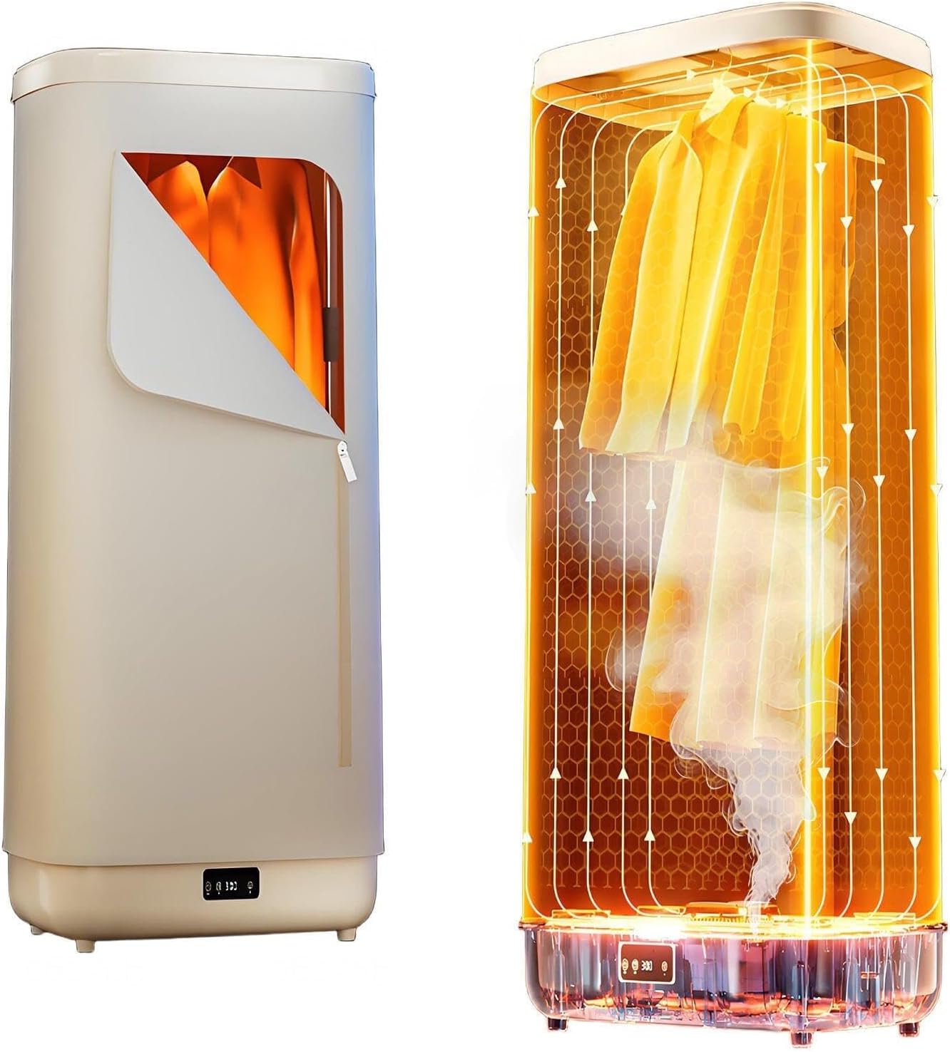 Portable Clothes Dryer Portable Dryer Machine for Laundry Apartments and Travelling Hotel Room 240 Minutes Timer